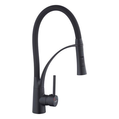 Змішувач для кухні Kroner KRP Ersel - SCH03393BLK CV033799 фото