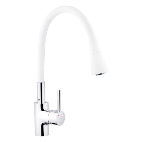 Змішувач для кухні Kroner KRP K&uuml;che - C031WHI CV024335 фото