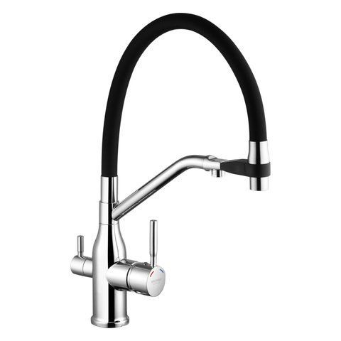 Змішувач для кухні Kroner KRP Kuche - C03816BLK CV035576 фото