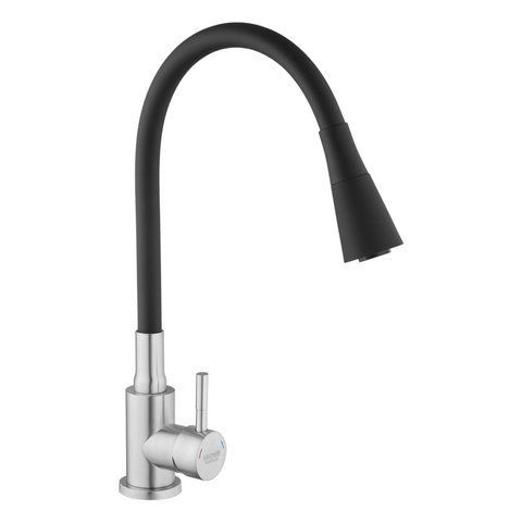Змішувач для кухні Kroner KRP Edelstahl Klassisch - ESG031BLK CV035371 фото